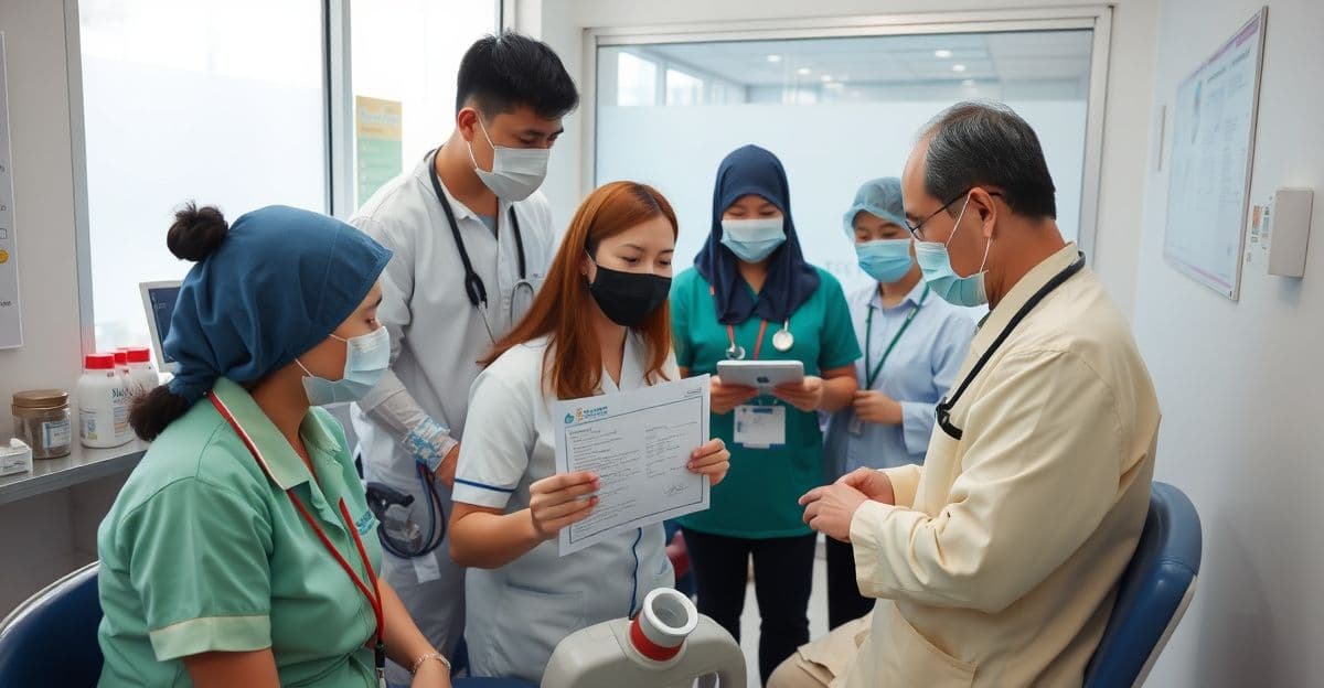 ตรวจสุขภาพแรงงานต่างด้าว ตามข้อบังคับ MOU สมุทรสาคร