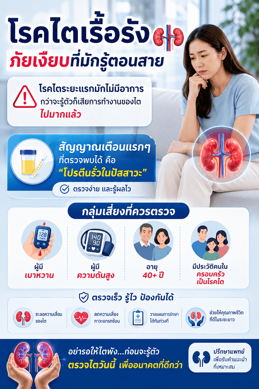 ไตพัง ก่อนรู้ตัว