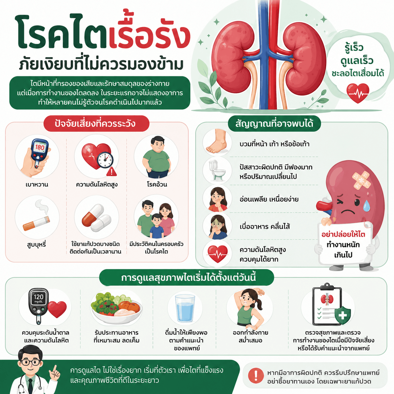 ไตกำลังส่งสัญญาณ คุณได้ยินไหม